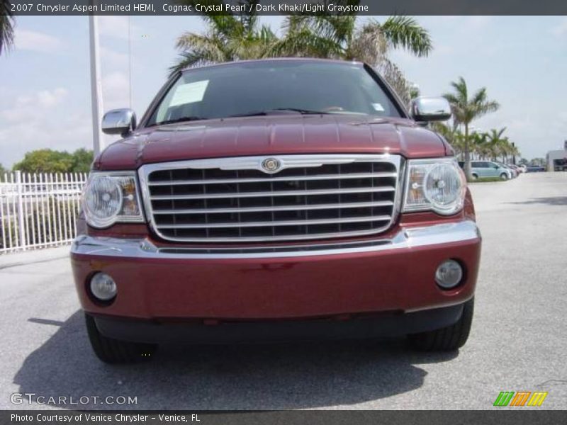 Cognac Crystal Pearl / Dark Khaki/Light Graystone 2007 Chrysler Aspen Limited HEMI