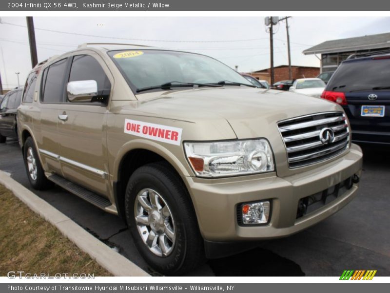 Kashmir Beige Metallic / Willow 2004 Infiniti QX 56 4WD