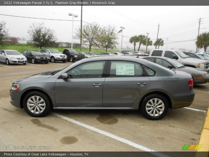 Platinum Gray Metallic / Moonrock Gray 2012 Volkswagen Passat 2.5L S