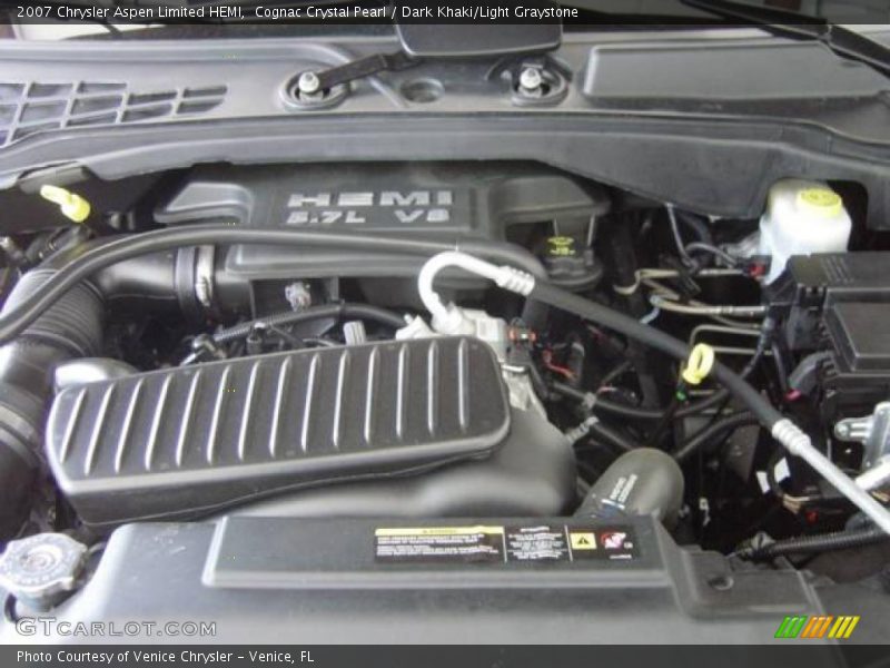 Cognac Crystal Pearl / Dark Khaki/Light Graystone 2007 Chrysler Aspen Limited HEMI
