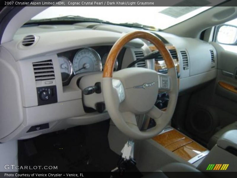 Cognac Crystal Pearl / Dark Khaki/Light Graystone 2007 Chrysler Aspen Limited HEMI
