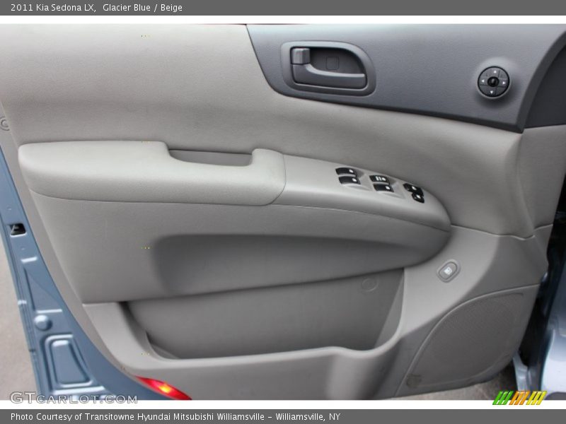 Glacier Blue / Beige 2011 Kia Sedona LX