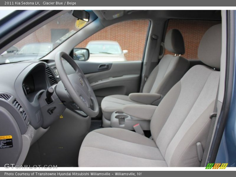 Glacier Blue / Beige 2011 Kia Sedona LX