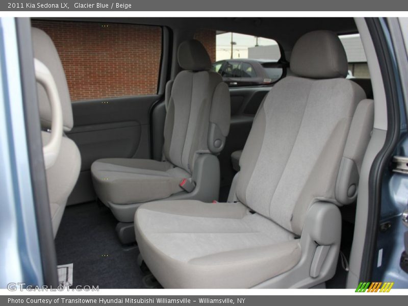 Glacier Blue / Beige 2011 Kia Sedona LX