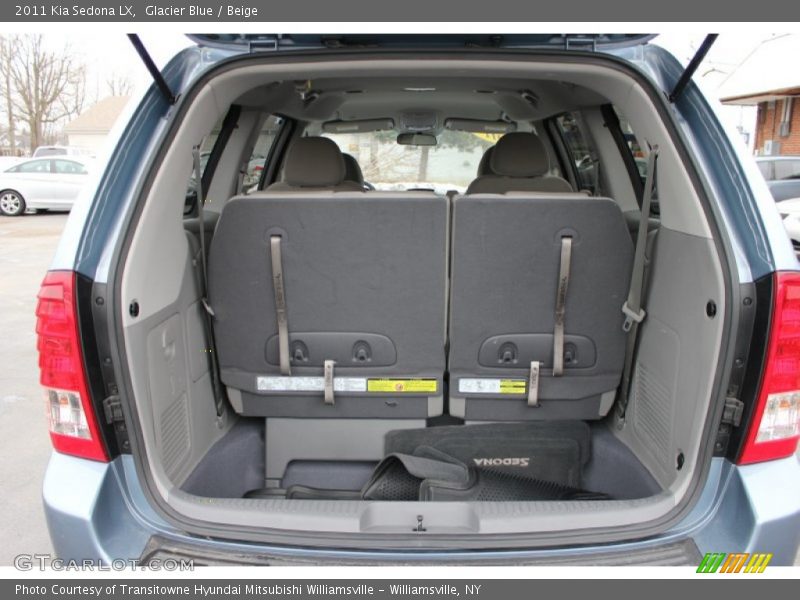 Glacier Blue / Beige 2011 Kia Sedona LX