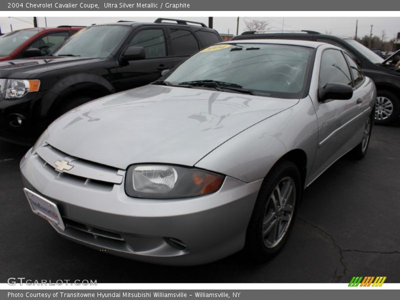 Ultra Silver Metallic / Graphite 2004 Chevrolet Cavalier Coupe