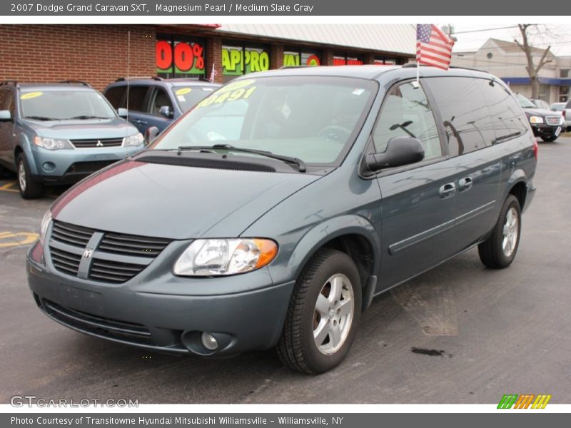 Magnesium Pearl / Medium Slate Gray 2007 Dodge Grand Caravan SXT