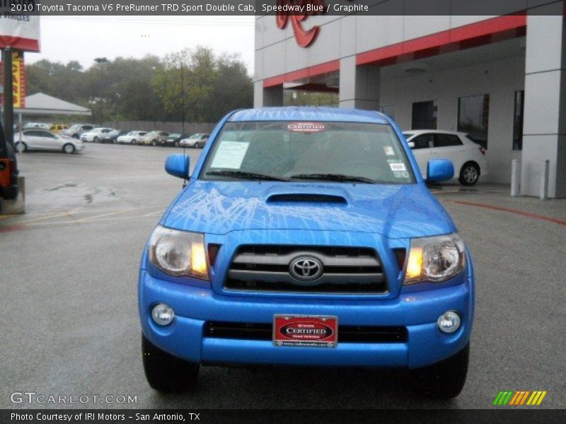 Speedway Blue / Graphite 2010 Toyota Tacoma V6 PreRunner TRD Sport Double Cab
