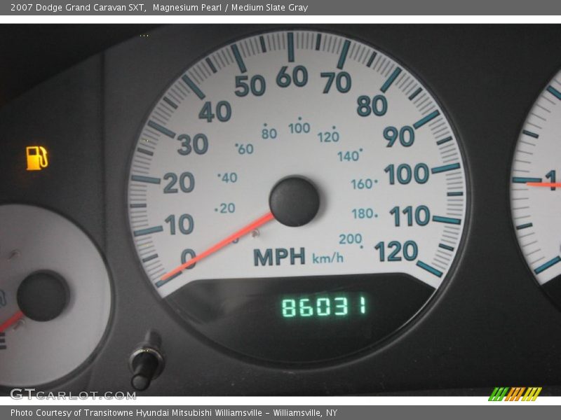 Magnesium Pearl / Medium Slate Gray 2007 Dodge Grand Caravan SXT