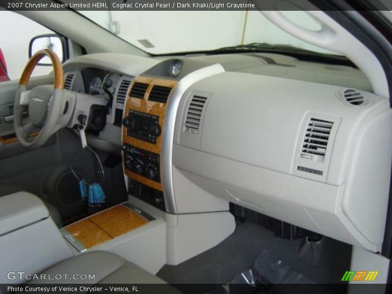 Cognac Crystal Pearl / Dark Khaki/Light Graystone 2007 Chrysler Aspen Limited HEMI