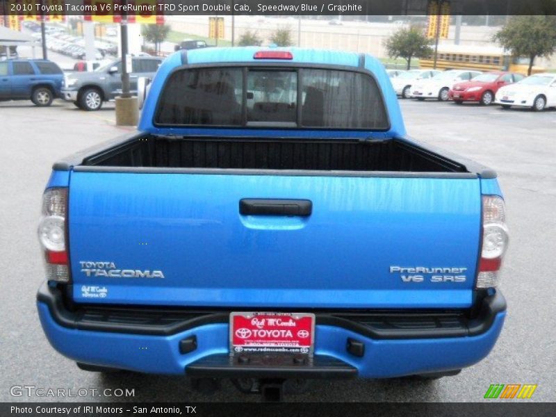 Speedway Blue / Graphite 2010 Toyota Tacoma V6 PreRunner TRD Sport Double Cab
