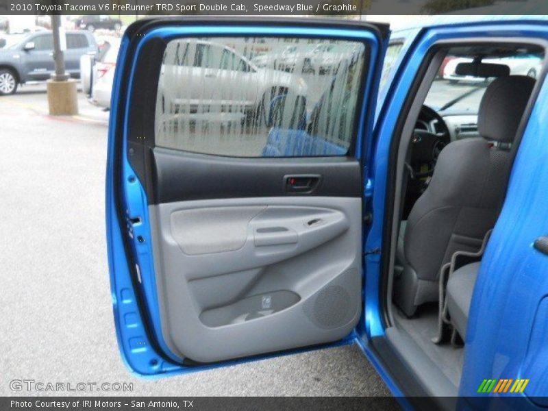 Speedway Blue / Graphite 2010 Toyota Tacoma V6 PreRunner TRD Sport Double Cab
