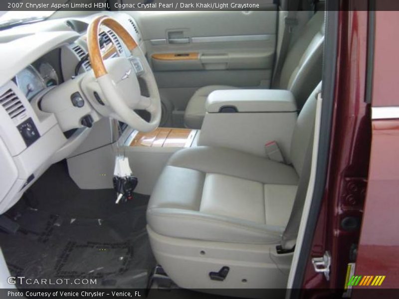 Cognac Crystal Pearl / Dark Khaki/Light Graystone 2007 Chrysler Aspen Limited HEMI