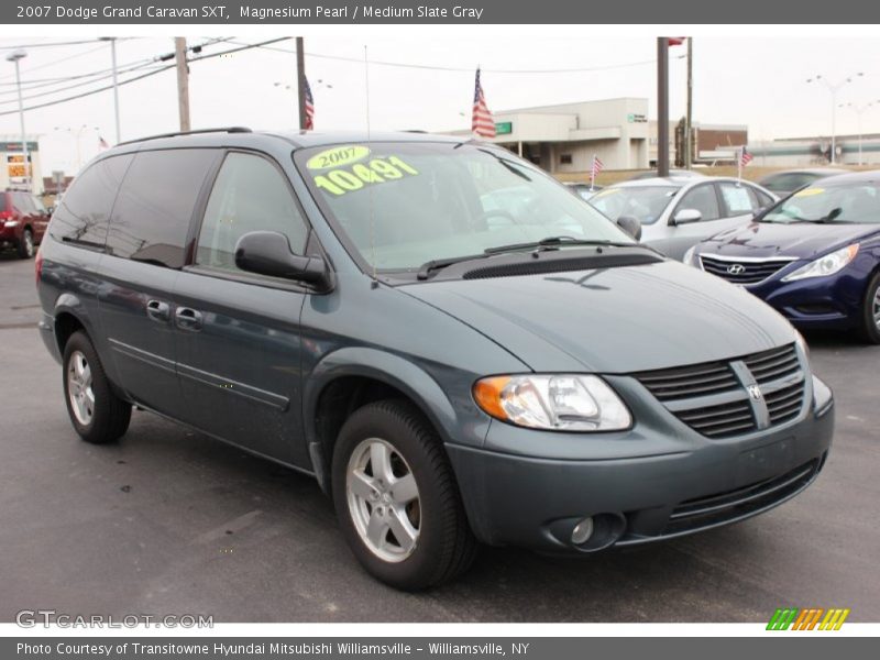 Magnesium Pearl / Medium Slate Gray 2007 Dodge Grand Caravan SXT
