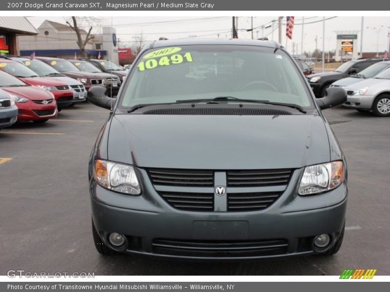 Magnesium Pearl / Medium Slate Gray 2007 Dodge Grand Caravan SXT