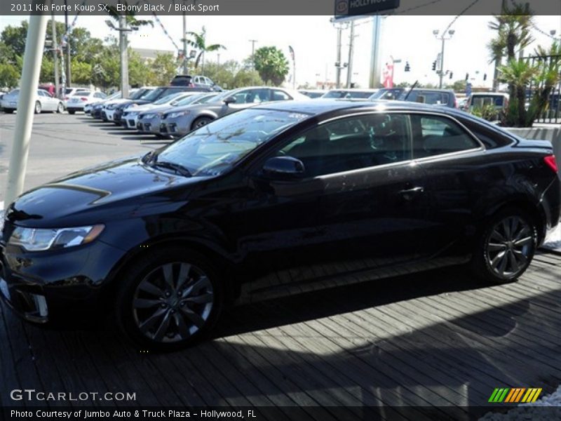 Ebony Black / Black Sport 2011 Kia Forte Koup SX