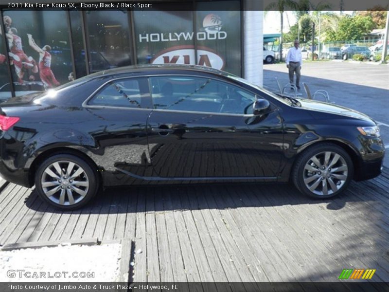 Ebony Black / Black Sport 2011 Kia Forte Koup SX