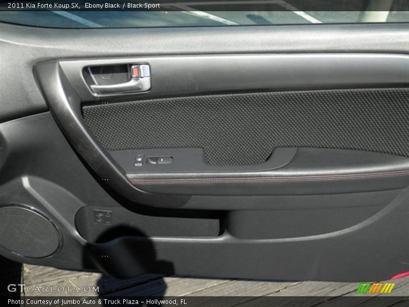Ebony Black / Black Sport 2011 Kia Forte Koup SX