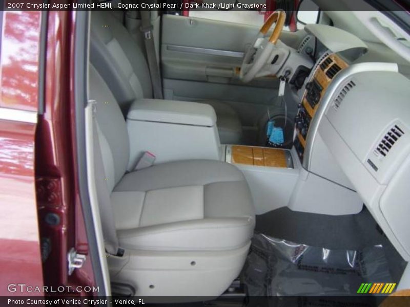 Cognac Crystal Pearl / Dark Khaki/Light Graystone 2007 Chrysler Aspen Limited HEMI