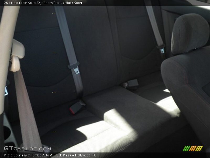 Ebony Black / Black Sport 2011 Kia Forte Koup SX