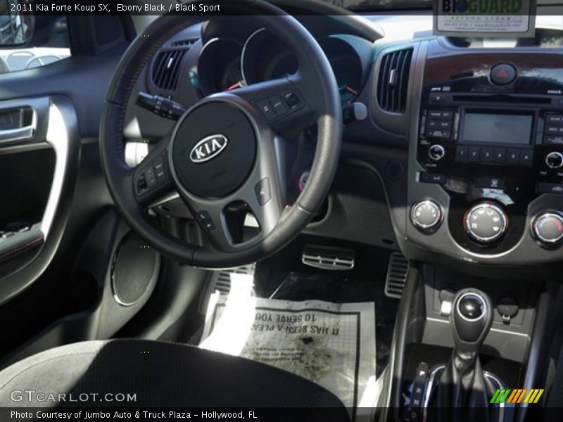 Ebony Black / Black Sport 2011 Kia Forte Koup SX