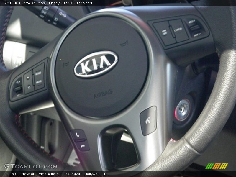 Ebony Black / Black Sport 2011 Kia Forte Koup SX