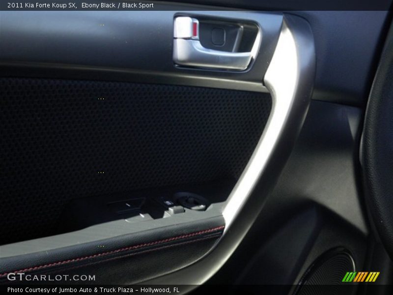 Ebony Black / Black Sport 2011 Kia Forte Koup SX