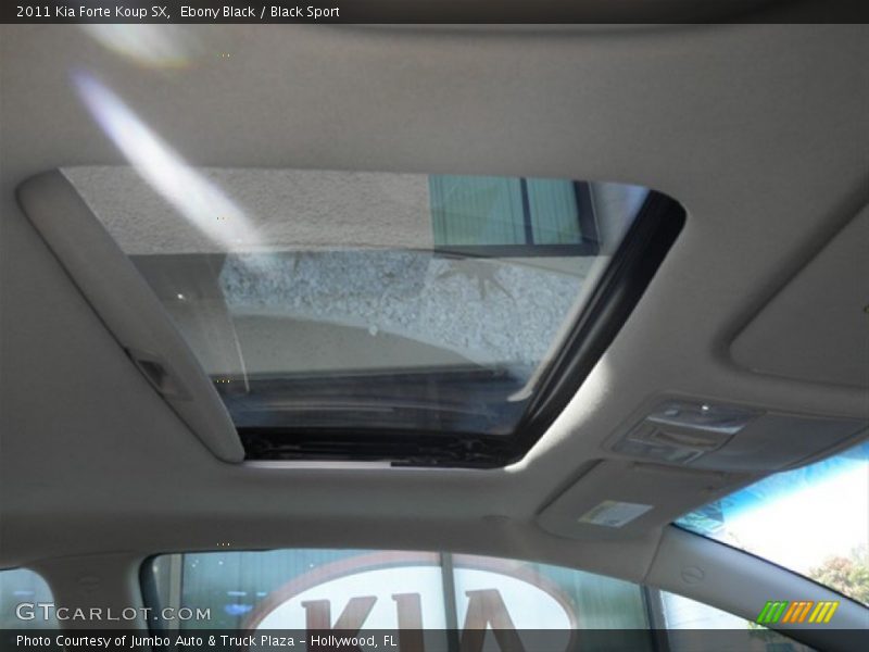 Ebony Black / Black Sport 2011 Kia Forte Koup SX