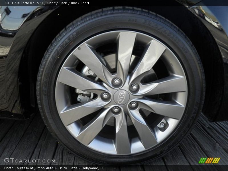 Ebony Black / Black Sport 2011 Kia Forte Koup SX