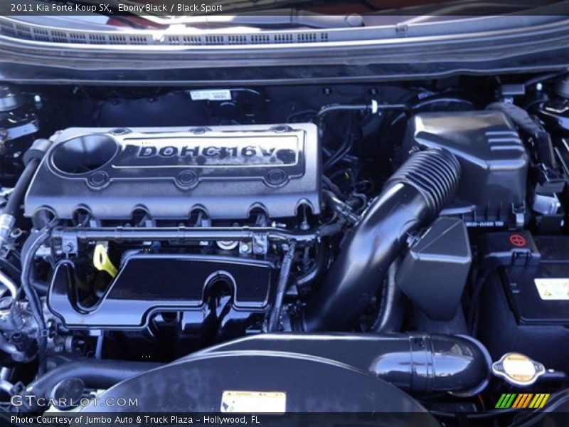 Ebony Black / Black Sport 2011 Kia Forte Koup SX
