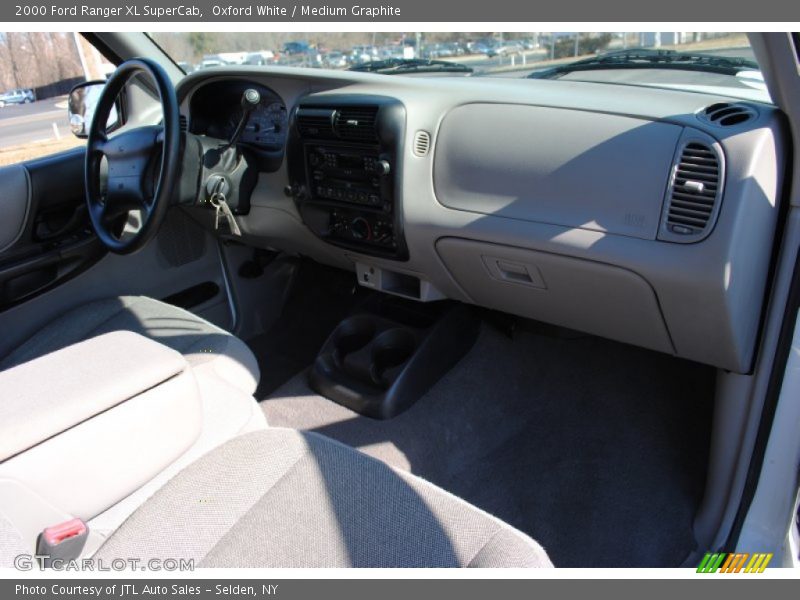Oxford White / Medium Graphite 2000 Ford Ranger XL SuperCab