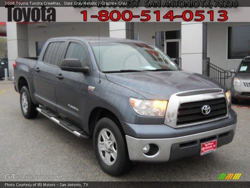 Slate Gray Metallic / Graphite Gray 2008 Toyota Tundra CrewMax