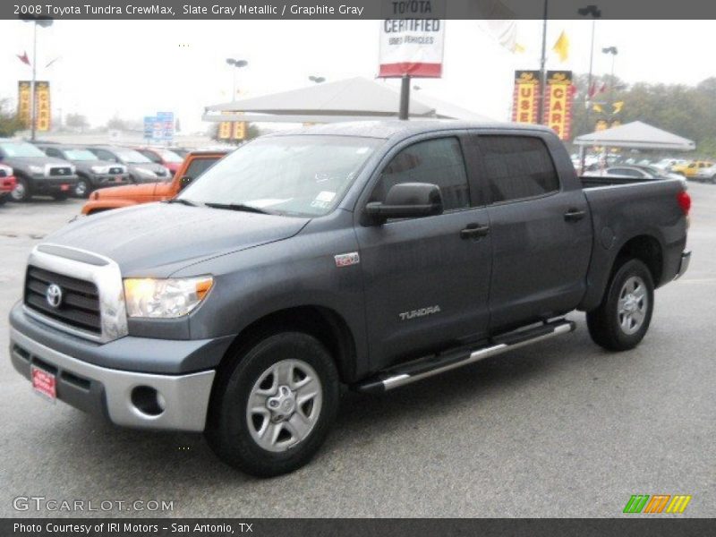 Slate Gray Metallic / Graphite Gray 2008 Toyota Tundra CrewMax