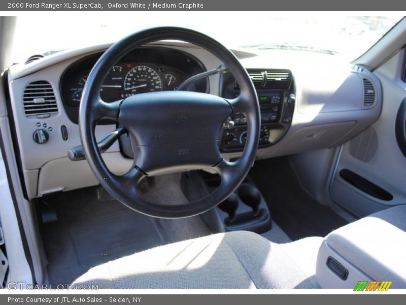 Oxford White / Medium Graphite 2000 Ford Ranger XL SuperCab