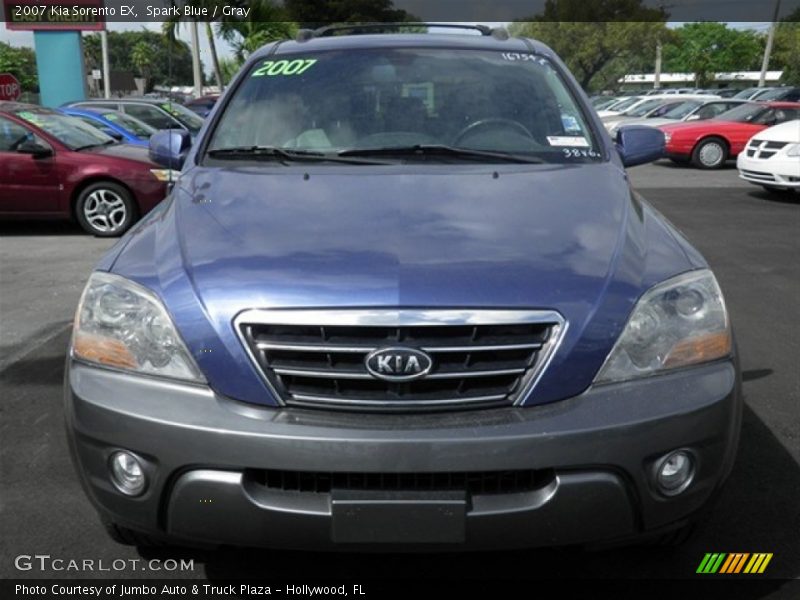Spark Blue / Gray 2007 Kia Sorento EX