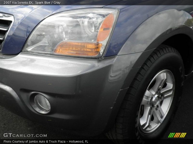 Spark Blue / Gray 2007 Kia Sorento EX