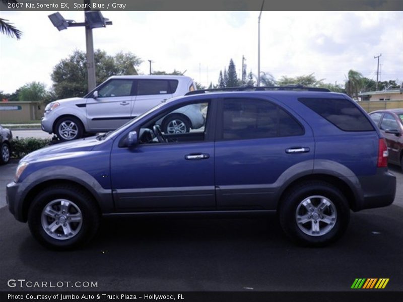 Spark Blue / Gray 2007 Kia Sorento EX