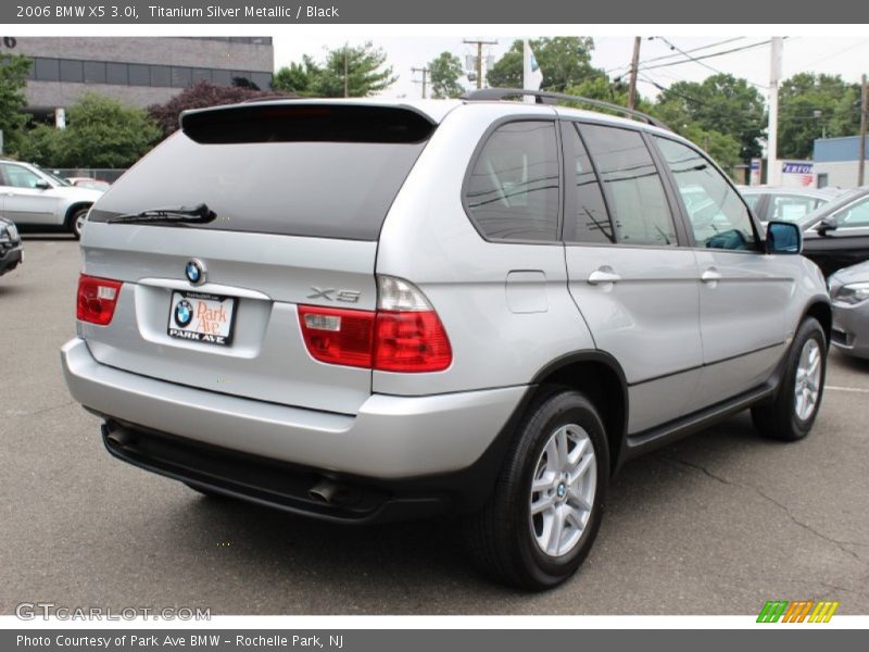 Titanium Silver Metallic / Black 2006 BMW X5 3.0i