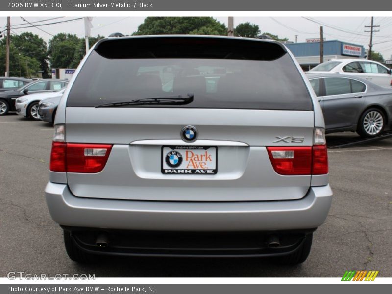 Titanium Silver Metallic / Black 2006 BMW X5 3.0i