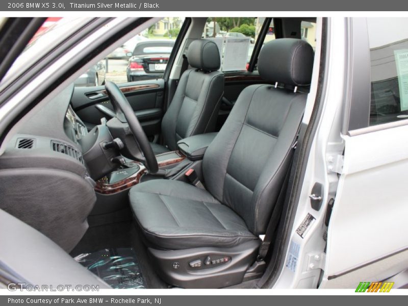 Titanium Silver Metallic / Black 2006 BMW X5 3.0i