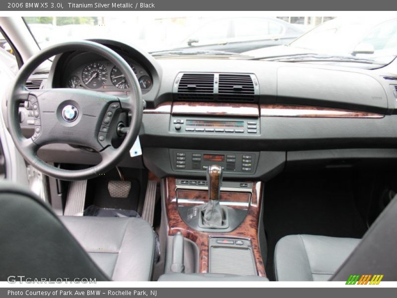 Titanium Silver Metallic / Black 2006 BMW X5 3.0i