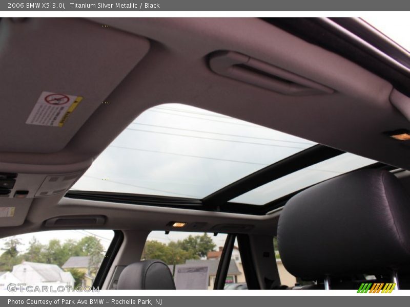 Titanium Silver Metallic / Black 2006 BMW X5 3.0i