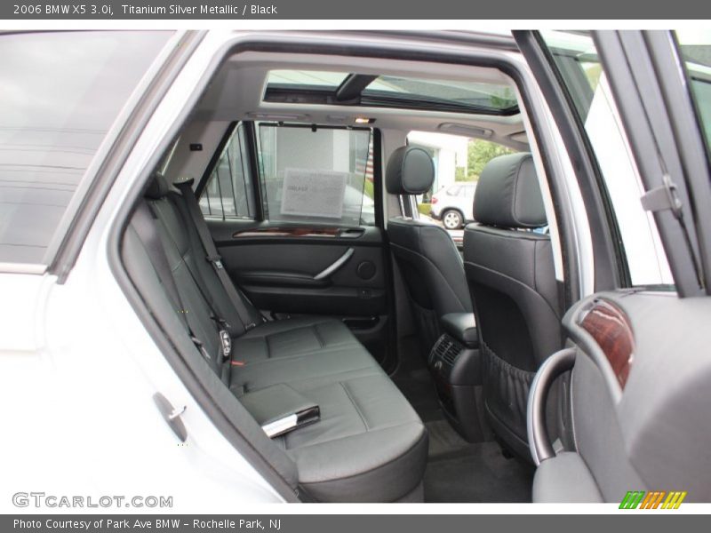 Titanium Silver Metallic / Black 2006 BMW X5 3.0i