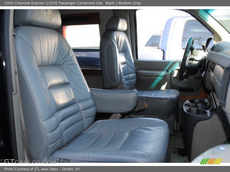 Black / Medium Gray 2000 Chevrolet Express G1500 Passenger Conversion Van
