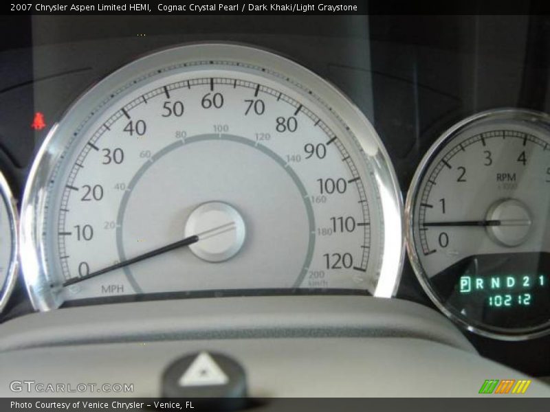 Cognac Crystal Pearl / Dark Khaki/Light Graystone 2007 Chrysler Aspen Limited HEMI