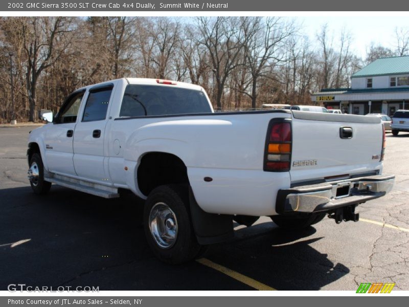 Summit White / Neutral 2002 GMC Sierra 3500 SLT Crew Cab 4x4 Dually