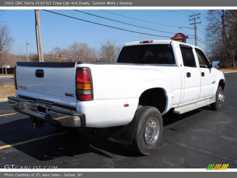 Summit White / Neutral 2002 GMC Sierra 3500 SLT Crew Cab 4x4 Dually