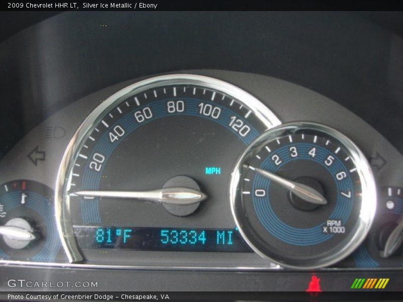Silver Ice Metallic / Ebony 2009 Chevrolet HHR LT