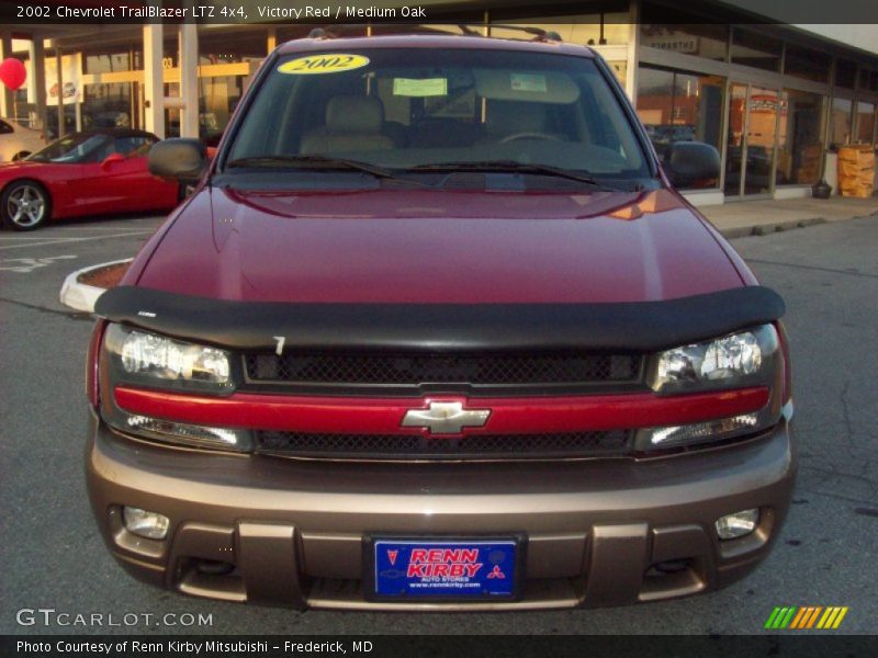 Victory Red / Medium Oak 2002 Chevrolet TrailBlazer LTZ 4x4