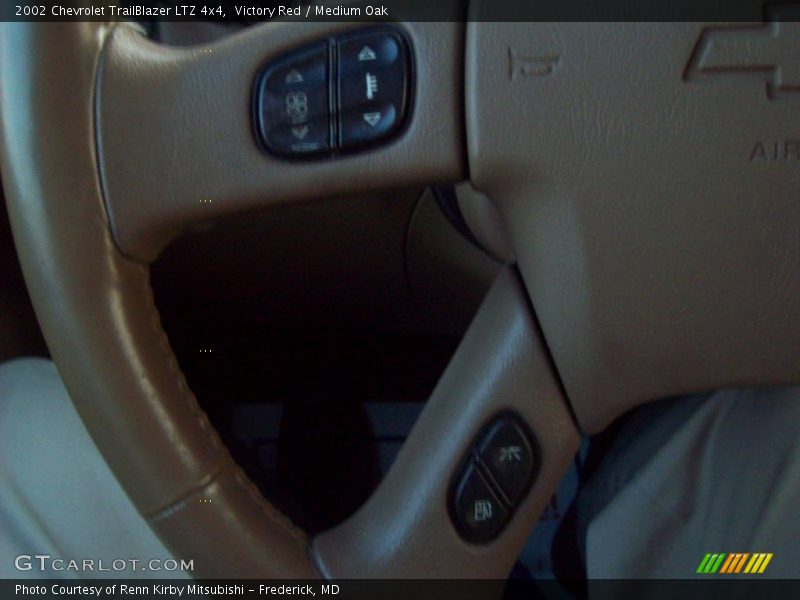 Victory Red / Medium Oak 2002 Chevrolet TrailBlazer LTZ 4x4